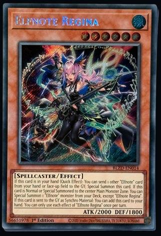 Elfnote Regina, English Blazing Dominion card