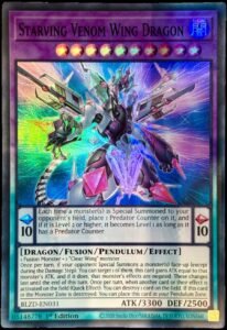 Starving Venom Wing Dragon BLZD-EN031 Super Rare
